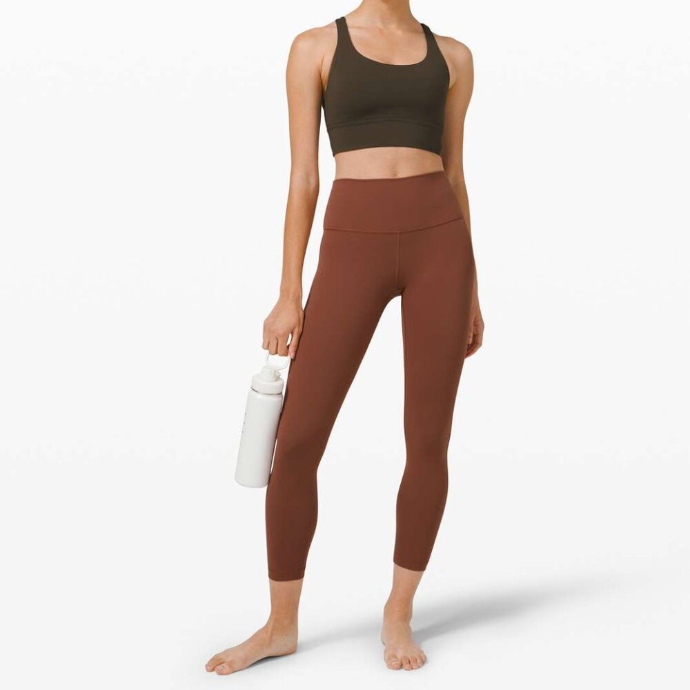 Lululemon Wunder Under High-Rise Tight 25" Full-On Luxtreme Ancient Copper Sz 4